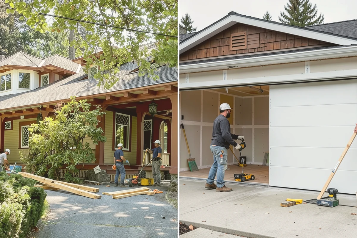 Curbless Shower Installation in Stanwood, Snohomish County, WA - Recess and slope the subfloor for drainage