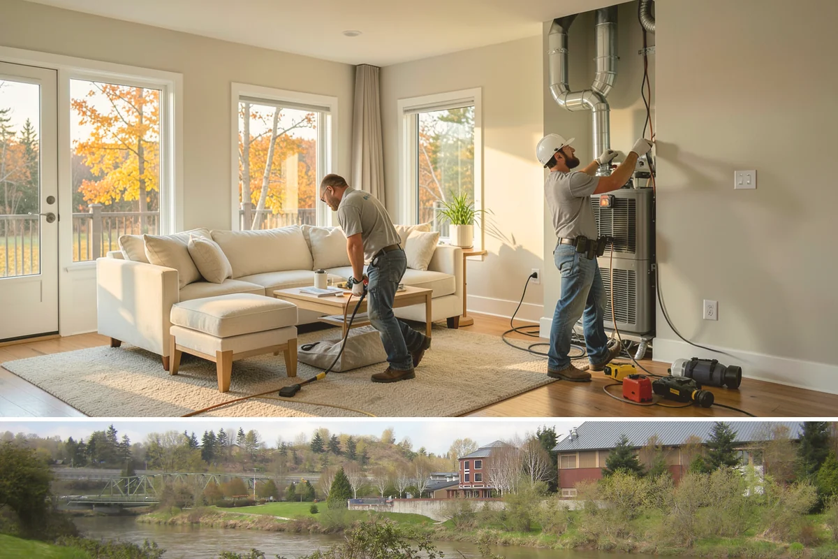 Curbless Shower Installation in Tukwila, King County, WA - Because curbless work involves floor structure, scheduling it during the slower winter months allows the careful, uninterrupted...