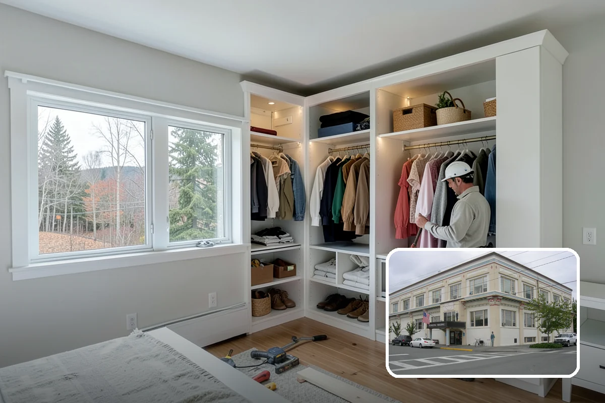 Custom Bookshelf Construction in Anacortes, Skagit County, WA - Perfectly sized to your wall and ceiling