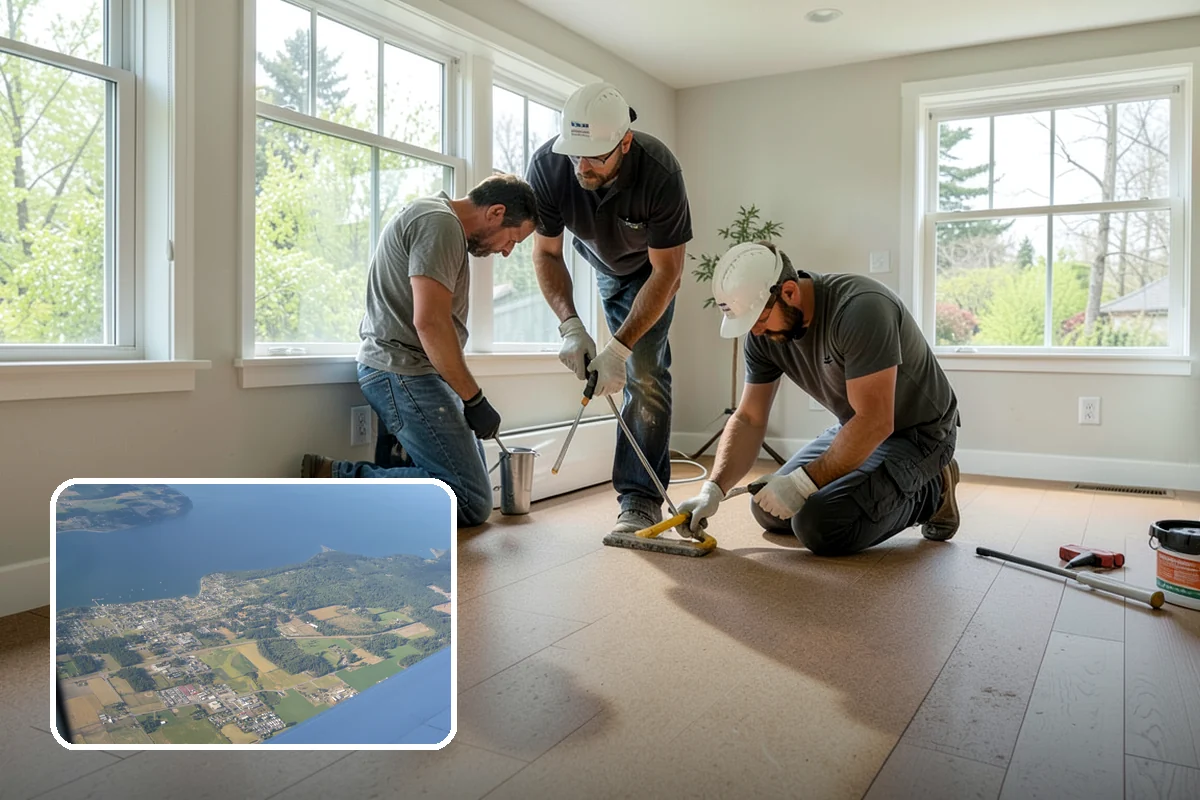 Custom Bookshelf Construction in Coupeville, Island County, WA - Perfectly sized to your wall and ceiling