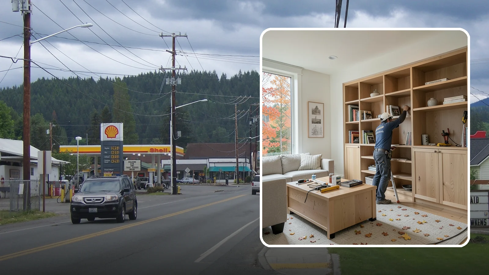 Custom Bookshelf Construction in Granite Falls, Snohomish County, WA - Freestanding or wall-mounted custom bookshelves sized and styled exactly to your room.