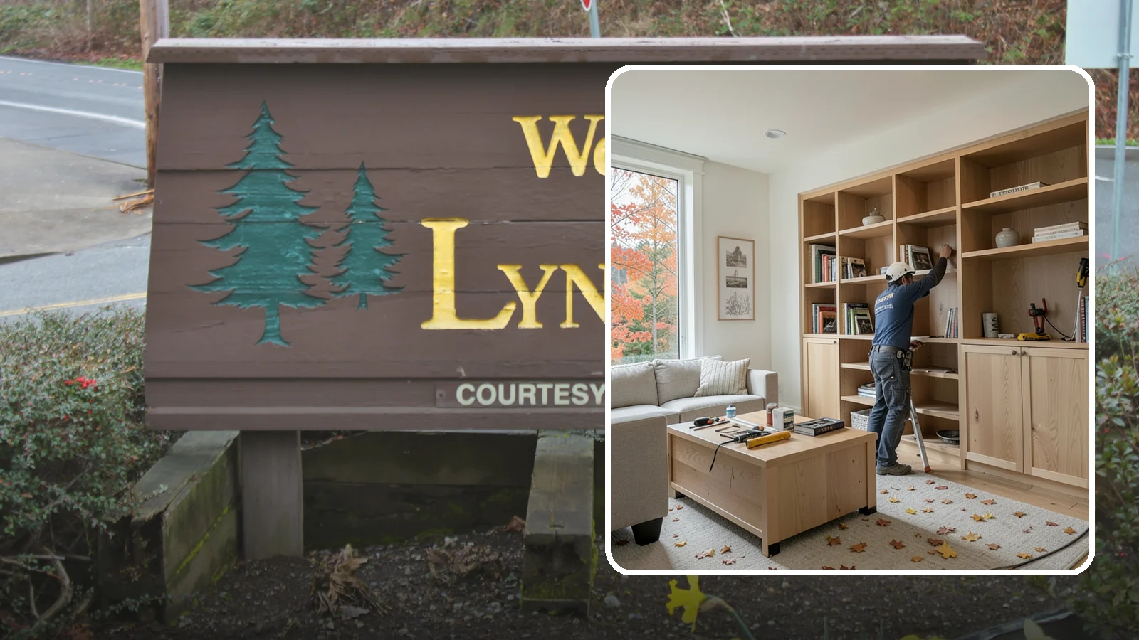 Custom Bookshelf Construction in Lynnwood, Snohomish County, WA - Freestanding or wall-mounted custom bookshelves sized and styled exactly to your room.