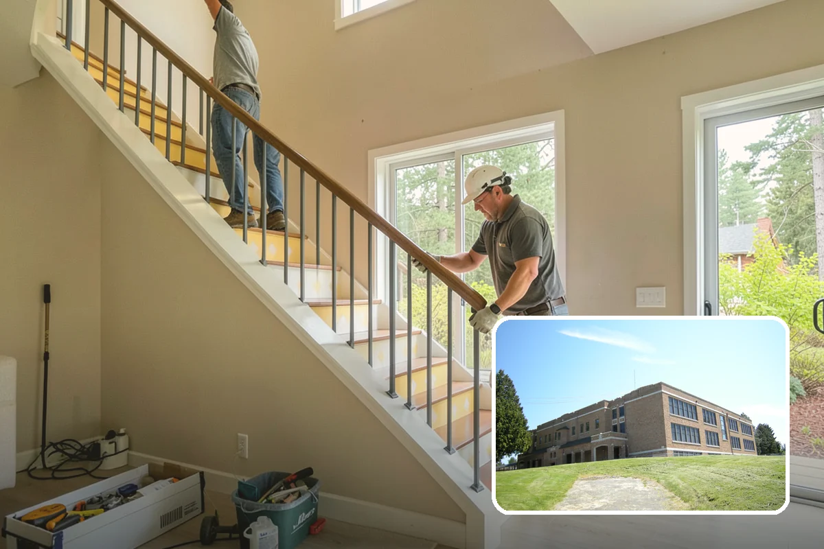 Custom Bookshelf Construction in Maple Valley, King County, WA - Perfectly sized to your wall and ceiling