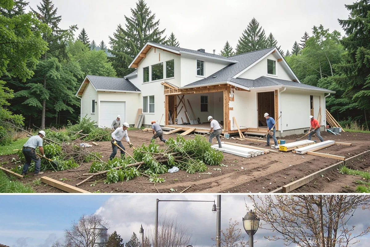 Custom Bookshelf Construction in Marysville, Snohomish County, WA - Custom shelving is indoor work suited to any time of year.