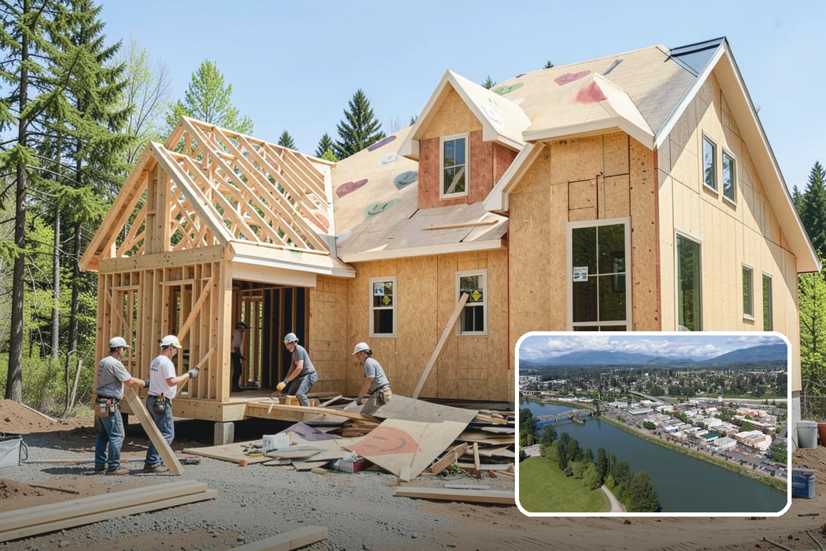 Custom Bookshelf Construction in Mount Vernon, Skagit County, WA - Perfectly sized to your wall and ceiling