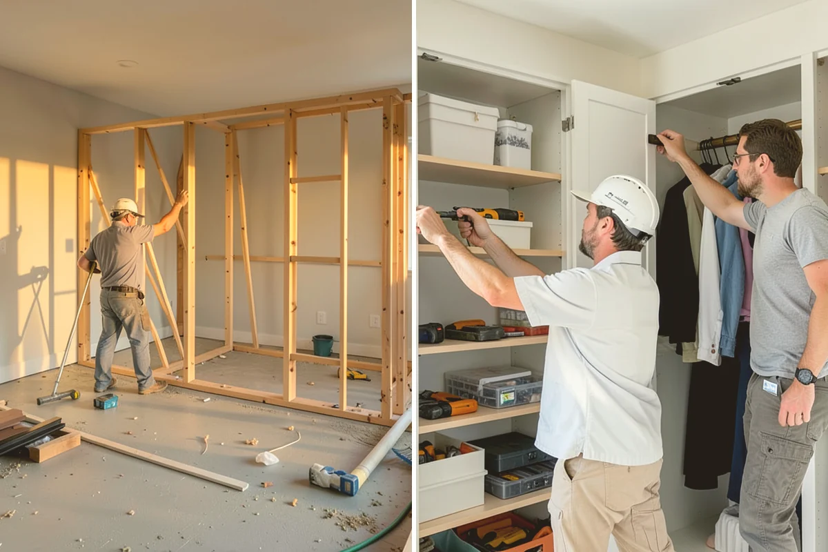 Custom Bookshelf Construction in Sammamish, King County, WA - Determine dimensions, depth, and shelf spacing with you