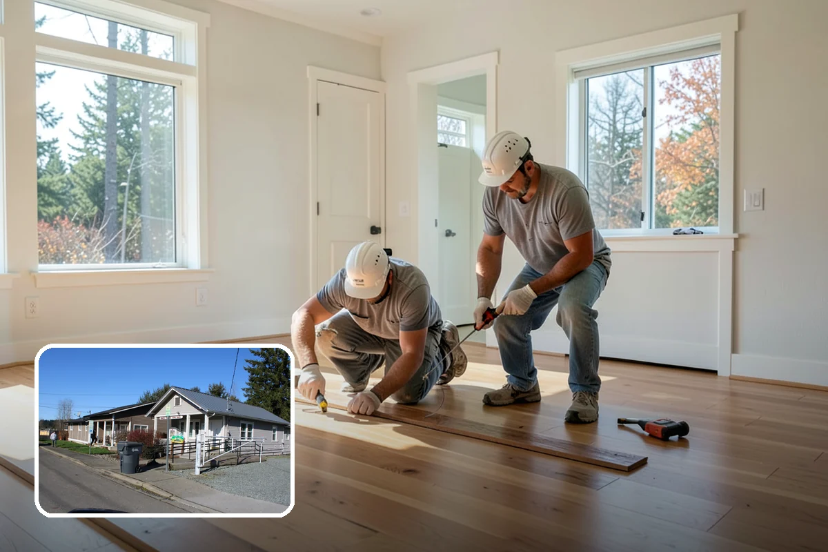Custom Bookshelf Construction in South Prairie, Pierce County, WA - Perfectly sized to your wall and ceiling