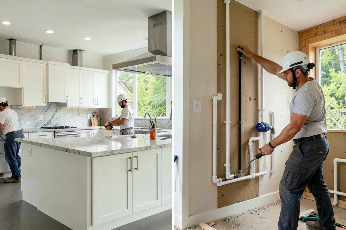 Custom Cabinetry in Concrete, Skagit County, WA - Detail storage needs and design cabinetry drawings