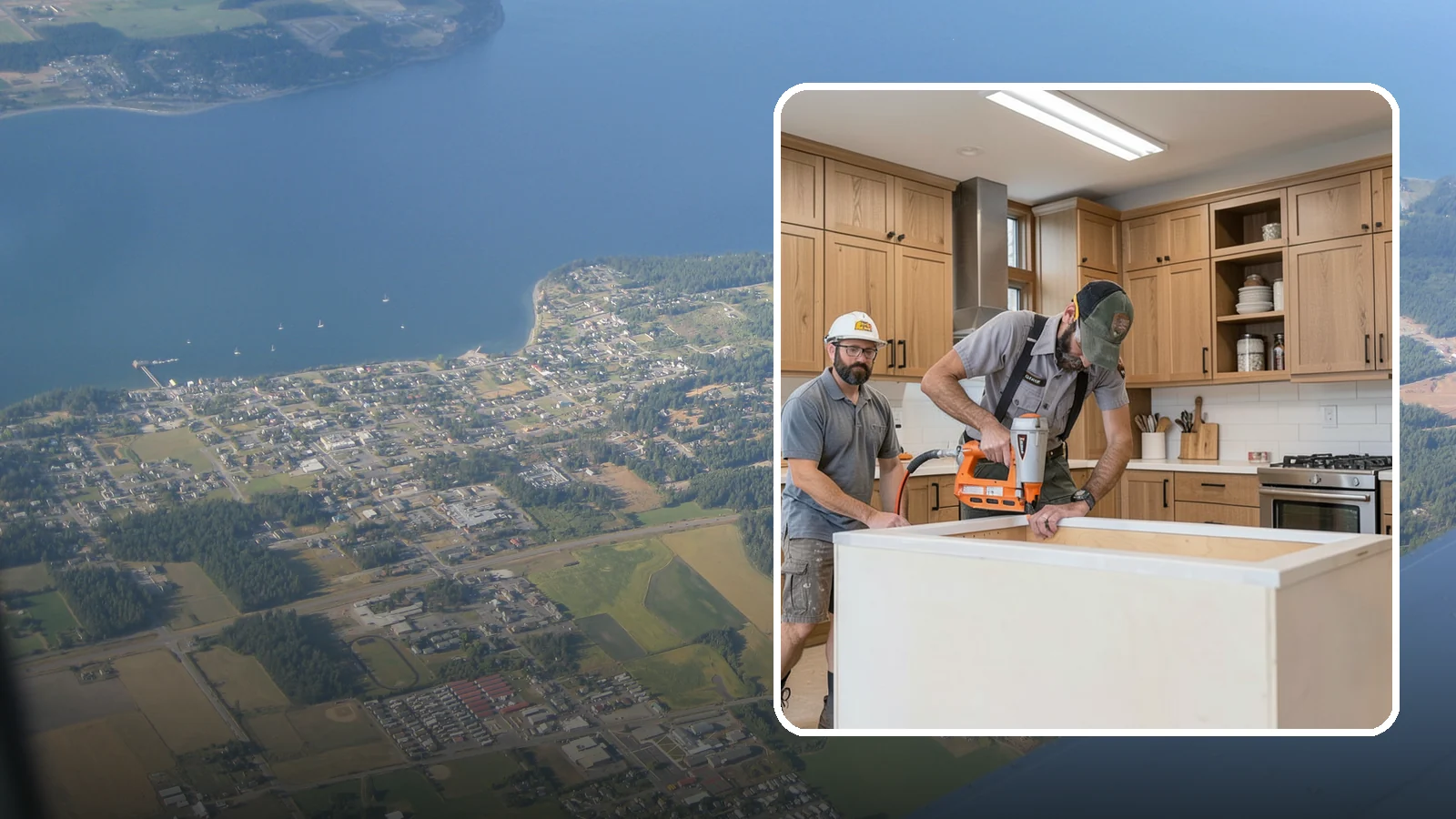 Custom Cabinetry in Coupeville, Island County, WA - Bespoke cabinets designed and built to your exact specifications, storage needs, and finish preferences.