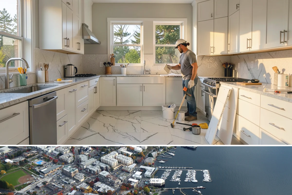 Custom Cabinetry in Kirkland, King County, WA - Ordering custom cabinetry in the off-season reserves shop time so pieces are ready for a spring or summer installation.