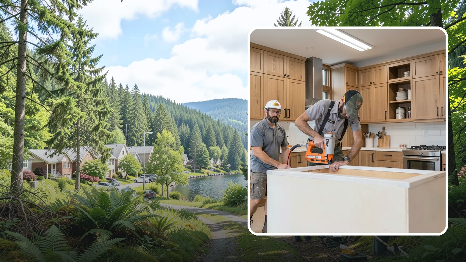 Custom Cabinetry in Lake Forest Park, King County, WA - Bespoke cabinets designed and built to your exact specifications, storage needs, and finish preferences.