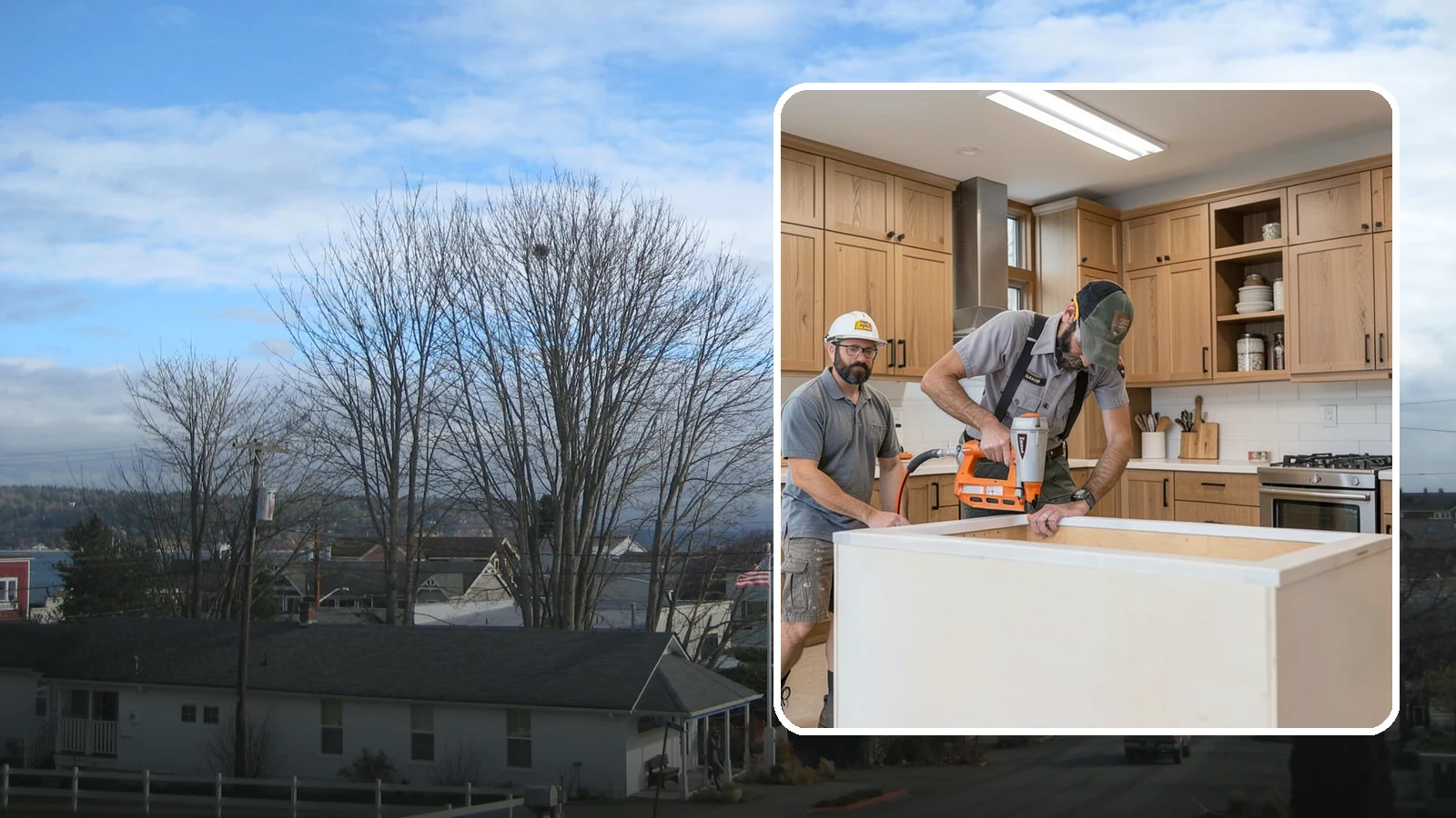 Custom Cabinetry in Langley, Island County, WA - Bespoke cabinets designed and built to your exact specifications, storage needs, and finish preferences.