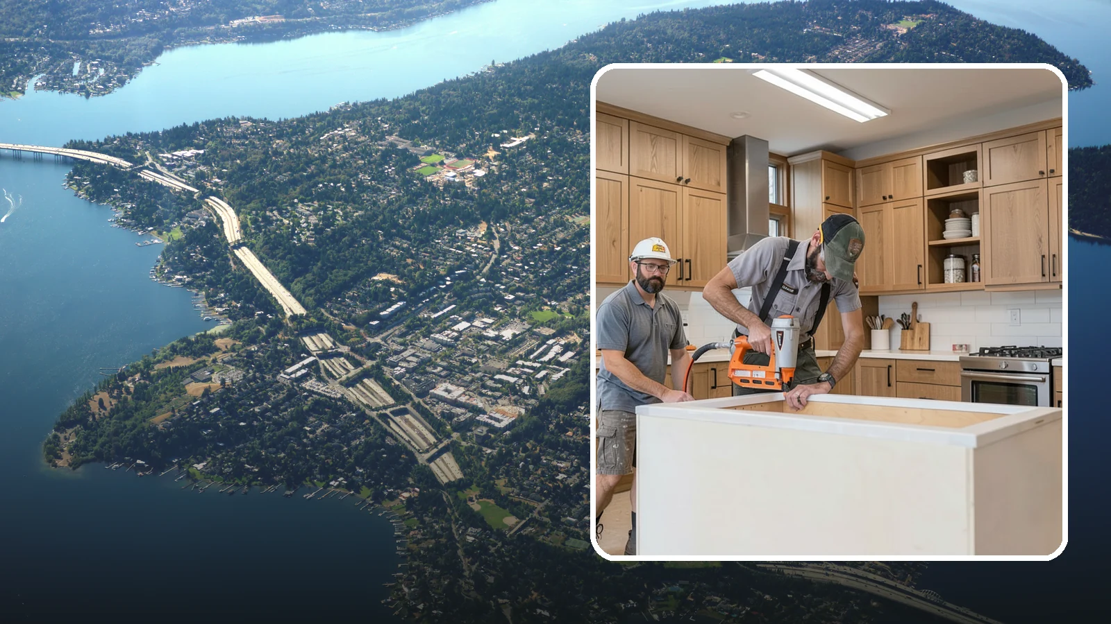 Custom Cabinetry in Mercer Island, King County, WA - Bespoke cabinets designed and built to your exact specifications, storage needs, and finish preferences.