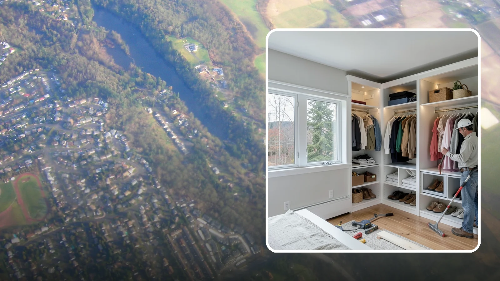Custom Closet Construction in Algona, King County, WA - We build fully custom closets tailored to your wardrobe, your space, and how you actually live.