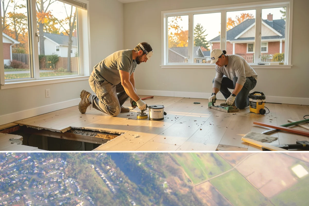 Custom Closet Construction in Algona, King County, WA - This interior project is ideal during the rainy PNW months when indoor work keeps progress steady regardless of weather.