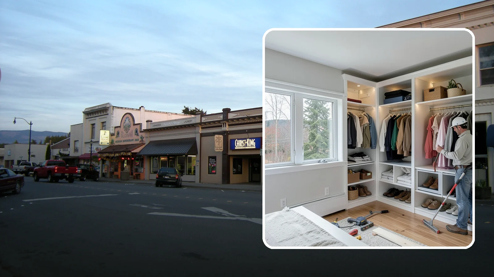 Custom Closet Construction in Burlington, Skagit County, WA - We build fully custom closets tailored to your wardrobe, your space, and how you actually live.