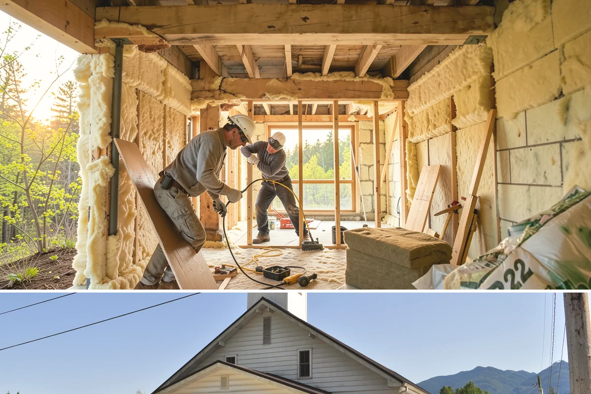 Custom Closet Construction in Concrete, Skagit County, WA - This interior project is ideal during the rainy PNW months when indoor work keeps progress steady regardless of weather.