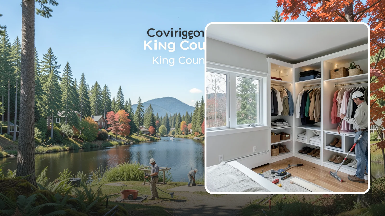 Custom Closet Construction in Covington, King County, WA - We build fully custom closets tailored to your wardrobe, your space, and how you actually live.