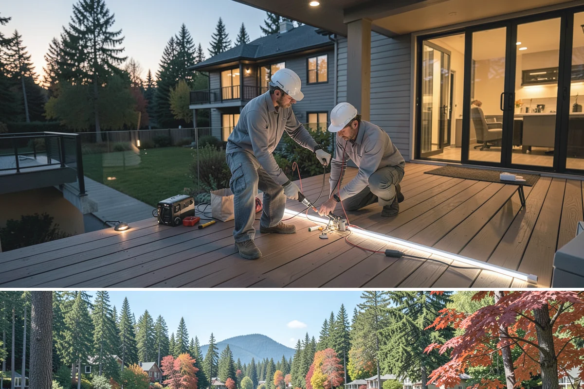 Custom Closet Construction in Covington, King County, WA - This interior project is ideal during the rainy PNW months when indoor work keeps progress steady regardless of weather.
