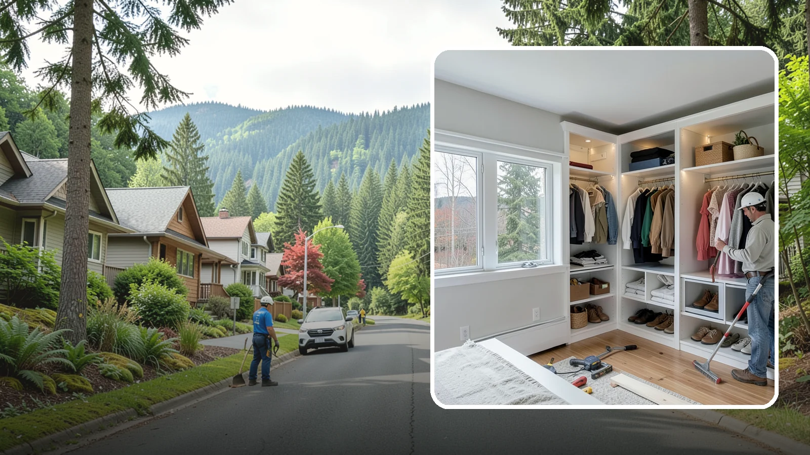 Custom Closet Construction in Darrington, Snohomish County, WA - We build fully custom closets tailored to your wardrobe, your space, and how you actually live.