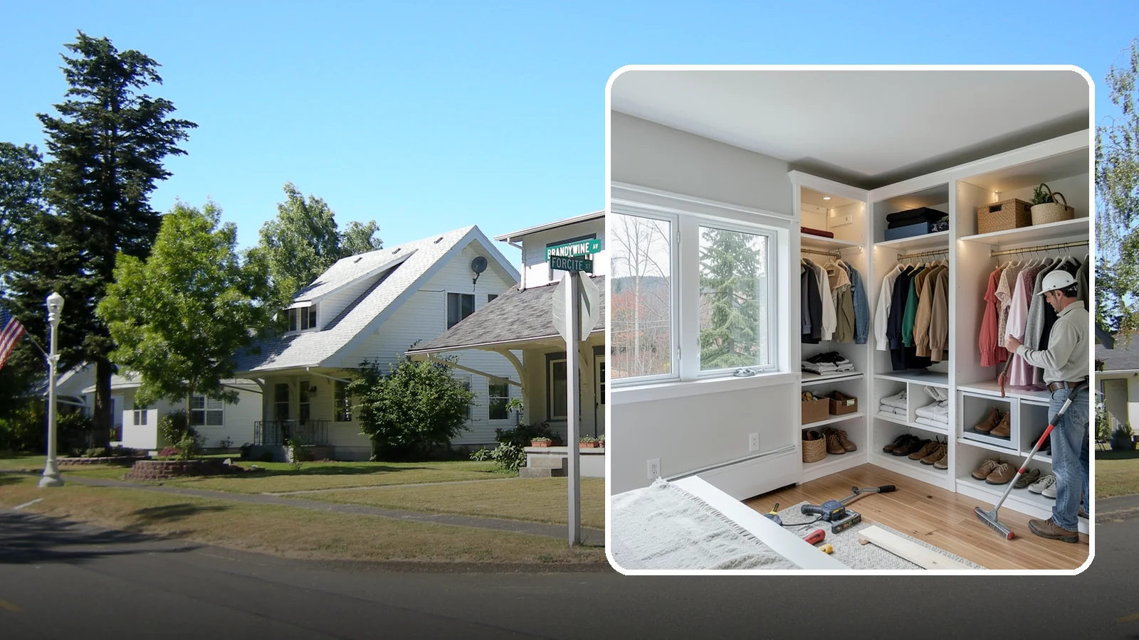 Custom Closet Construction in DuPont, Pierce County, WA - We build fully custom closets tailored to your wardrobe, your space, and how you actually live.