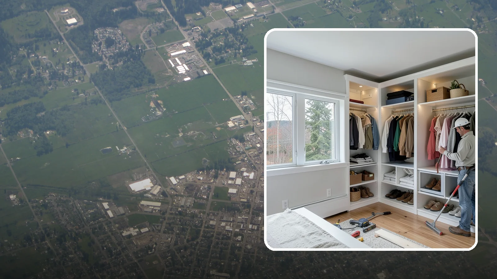 Custom Closet Construction in Enumclaw, King County, WA - We build fully custom closets tailored to your wardrobe, your space, and how you actually live.