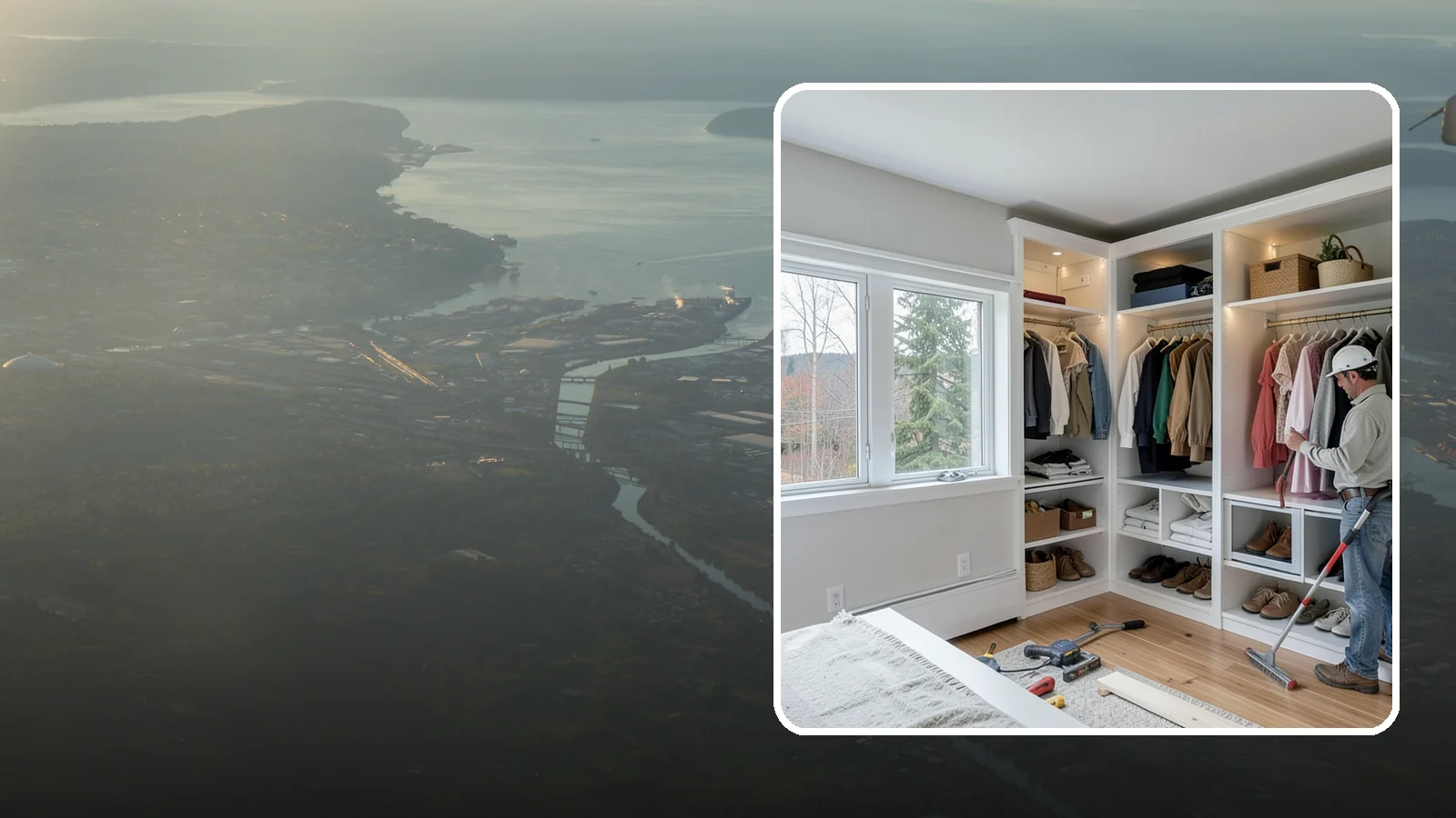 Custom Closet Construction in Fife, Pierce County, WA - We build fully custom closets tailored to your wardrobe, your space, and how you actually live.