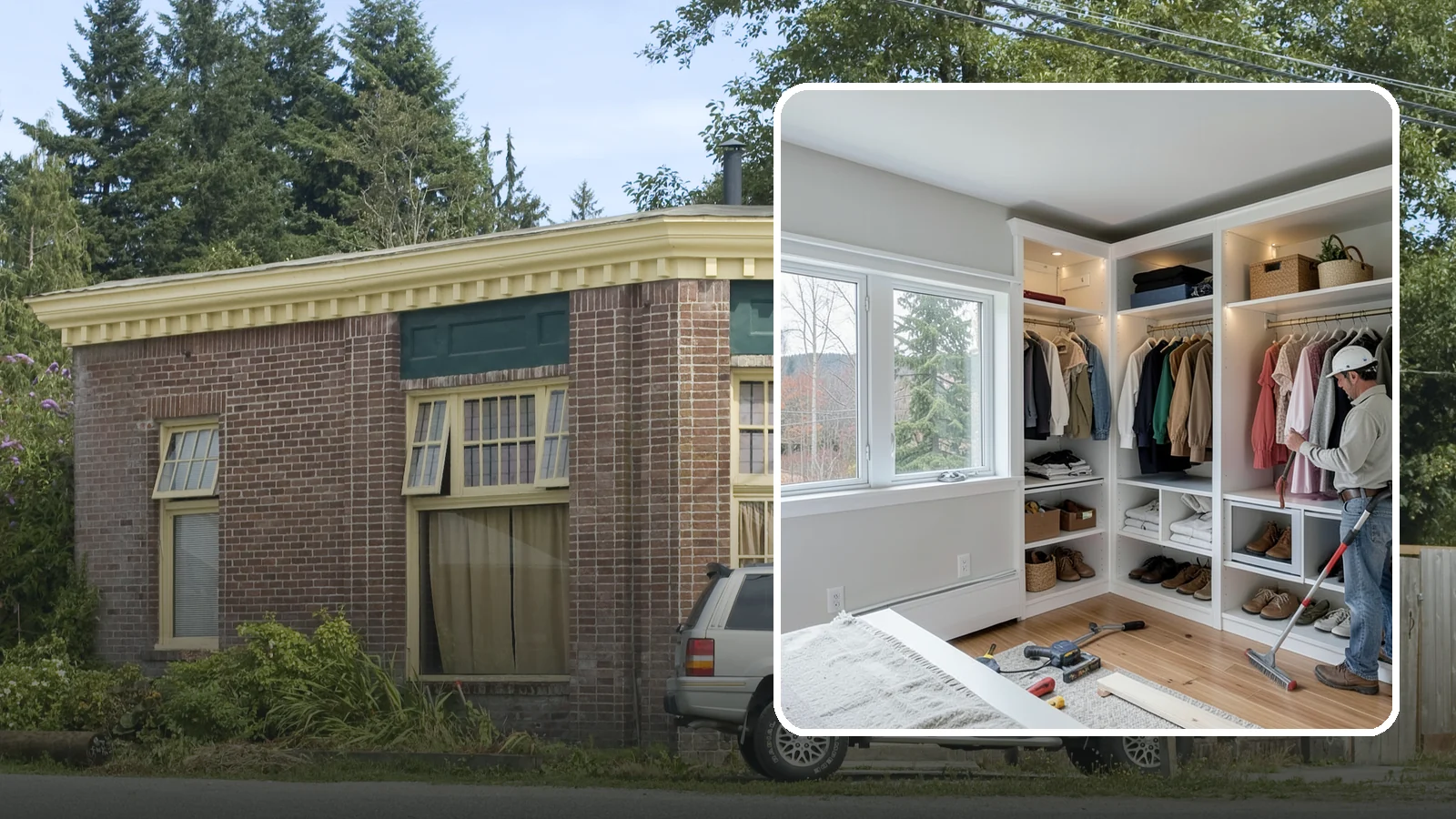 Custom Closet Construction in Hamilton, Skagit County, WA - We build fully custom closets tailored to your wardrobe, your space, and how you actually live.