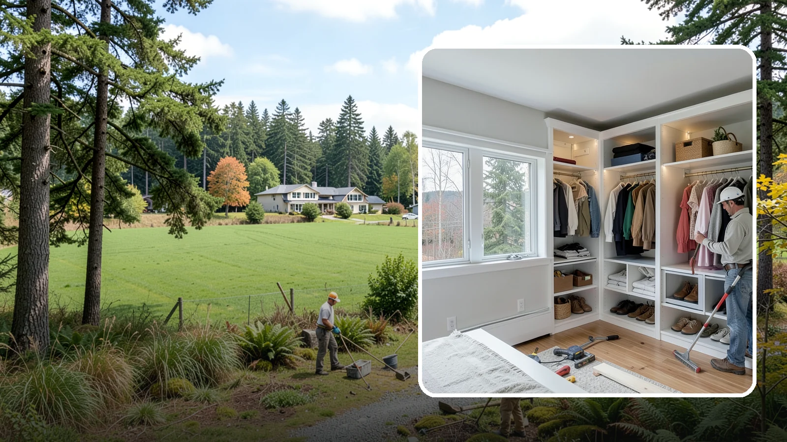 Custom Closet Construction in Lyman, Skagit County, WA - We build fully custom closets tailored to your wardrobe, your space, and how you actually live.