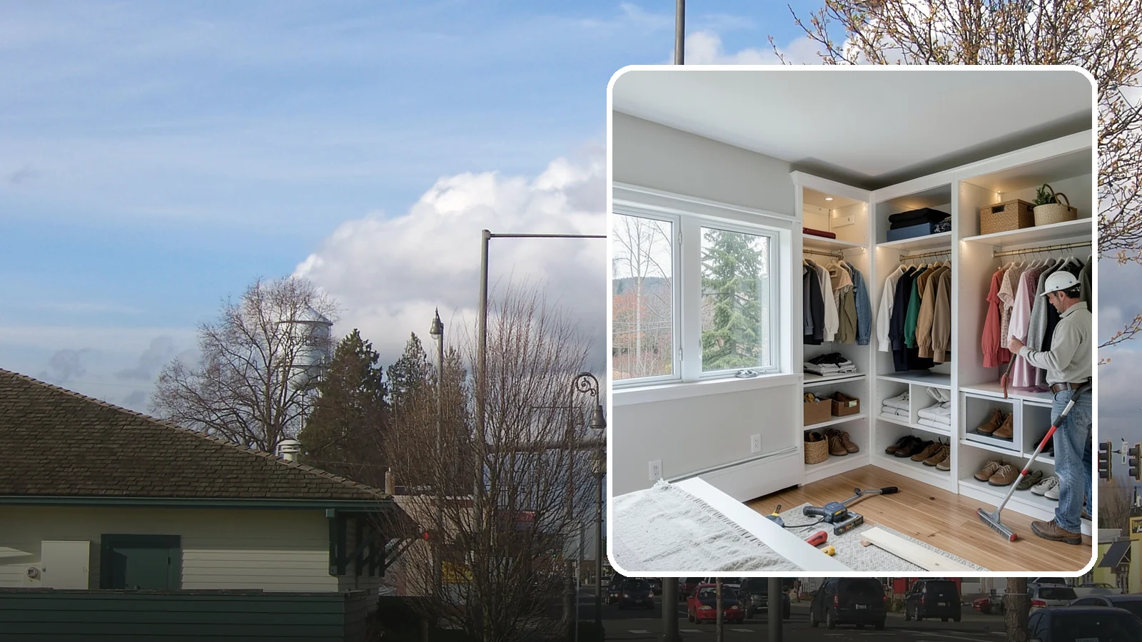Custom Closet Construction in Marysville, Snohomish County, WA - We build fully custom closets tailored to your wardrobe, your space, and how you actually live.