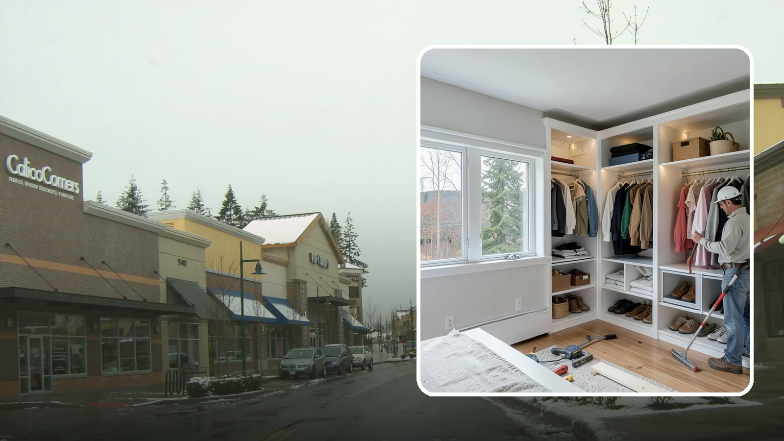 Custom Closet Construction in Mill Creek, Snohomish County, WA - We build fully custom closets tailored to your wardrobe, your space, and how you actually live.