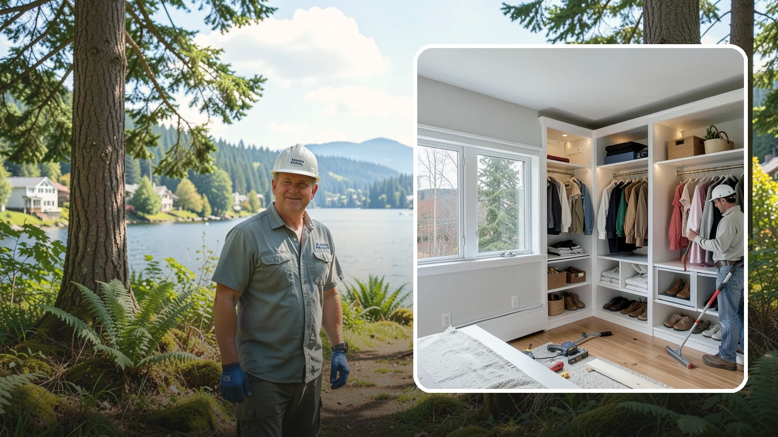 Custom Closet Construction in Milton, King County, WA - We build fully custom closets tailored to your wardrobe, your space, and how you actually live.