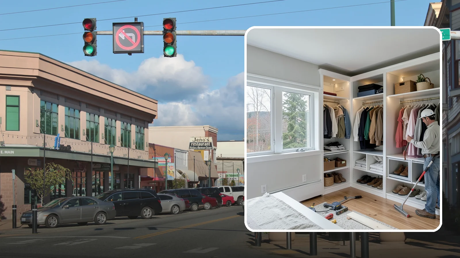 Custom Closet Construction in Monroe, Snohomish County, WA - We build fully custom closets tailored to your wardrobe, your space, and how you actually live.