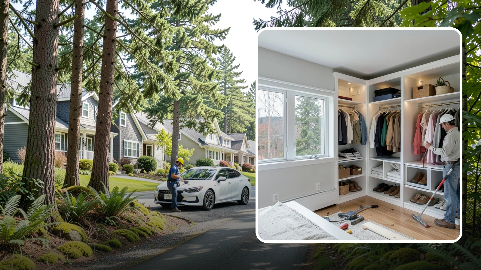 Custom Closet Construction in Normandy Park, King County, WA - We build fully custom closets tailored to your wardrobe, your space, and how you actually live.