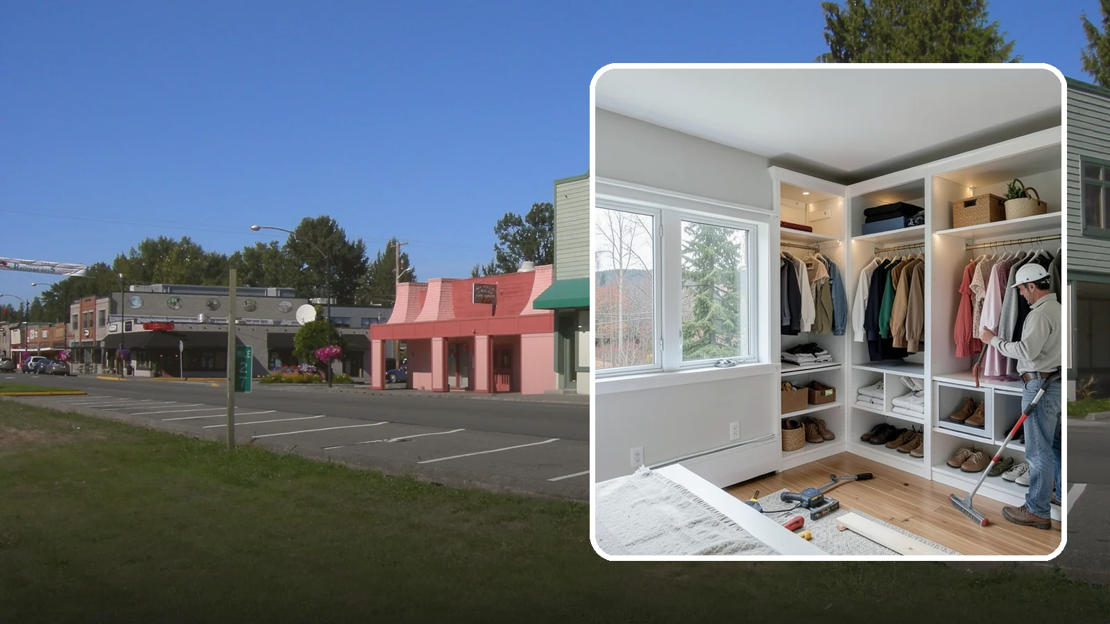 Custom Closet Construction in Snoqualmie, King County, WA - We build fully custom closets tailored to your wardrobe, your space, and how you actually live.