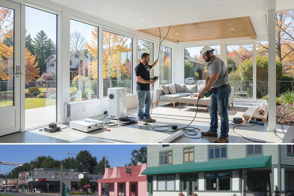 Custom Closet Construction in Snoqualmie, King County, WA - This interior project is ideal during the rainy PNW months when indoor work keeps progress steady regardless of weather.