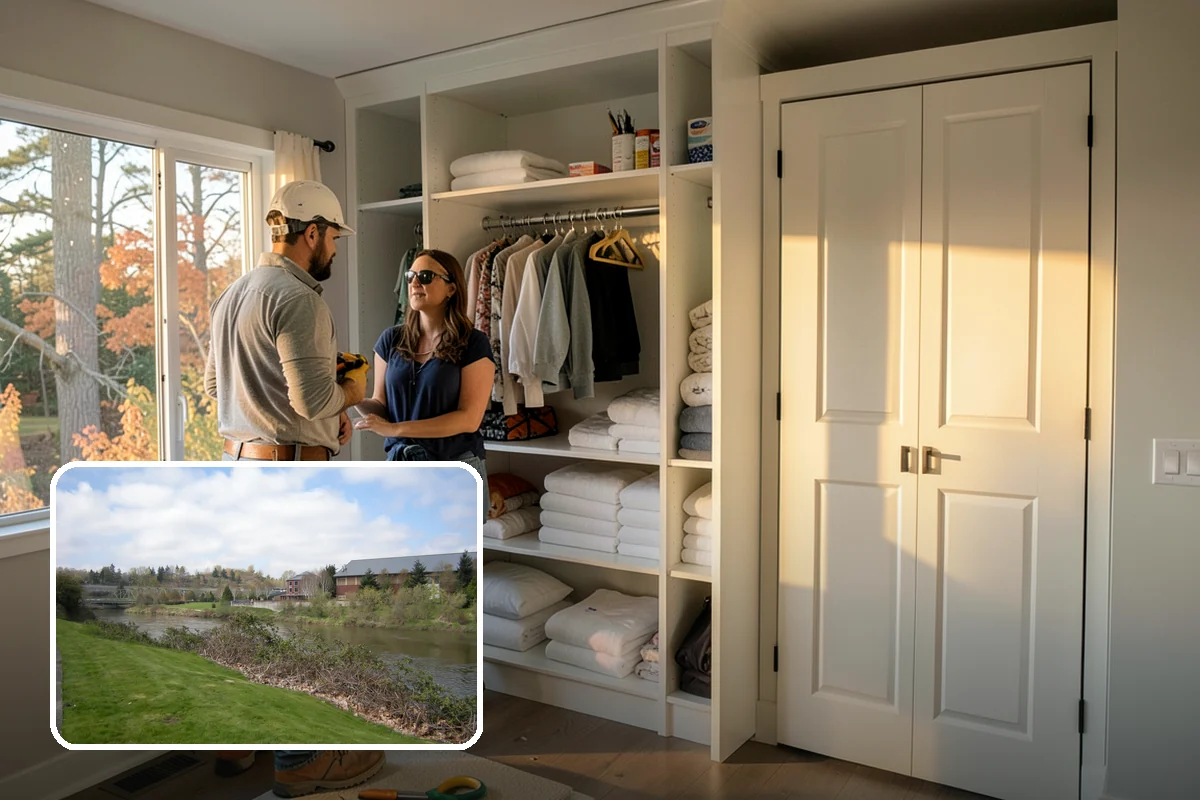 Custom Closet Construction in Tukwila, King County, WA - A layout designed around your specific wardrobe and habits