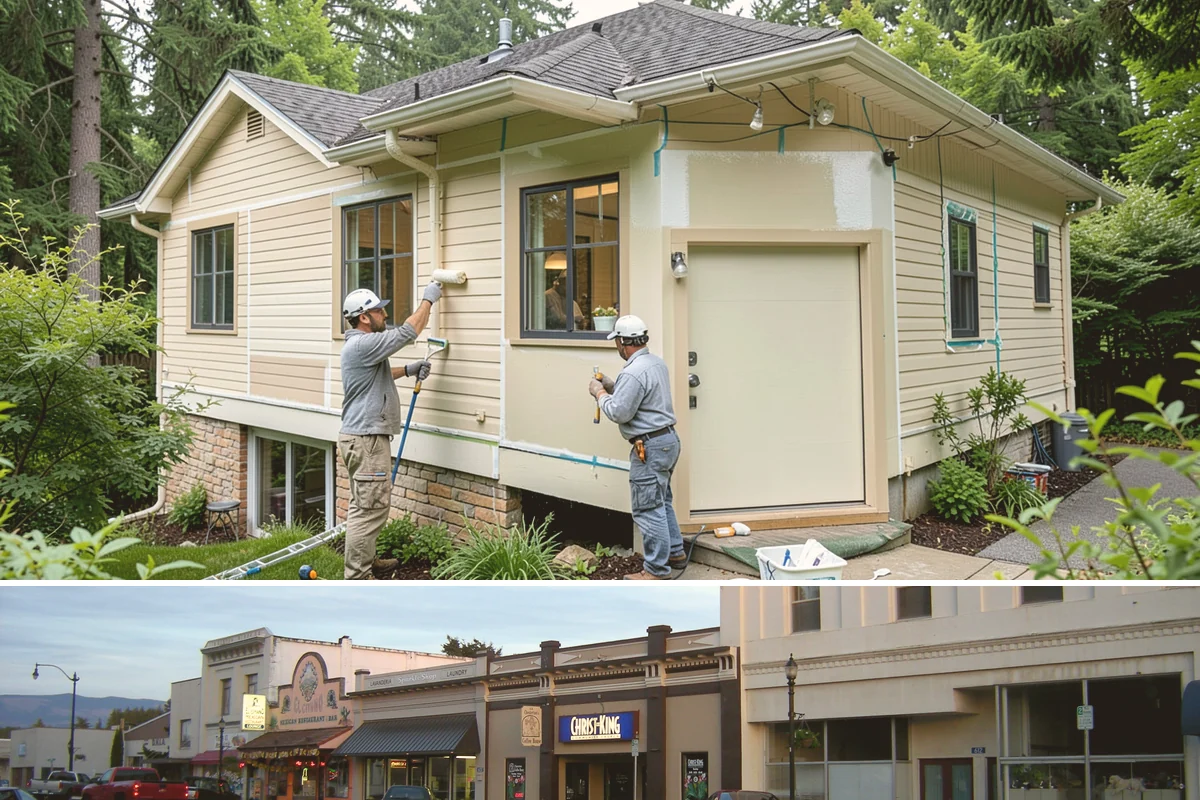Custom Desk Construction in Burlington, Skagit County, WA - Building a home-office desk is indoor work available year-round.