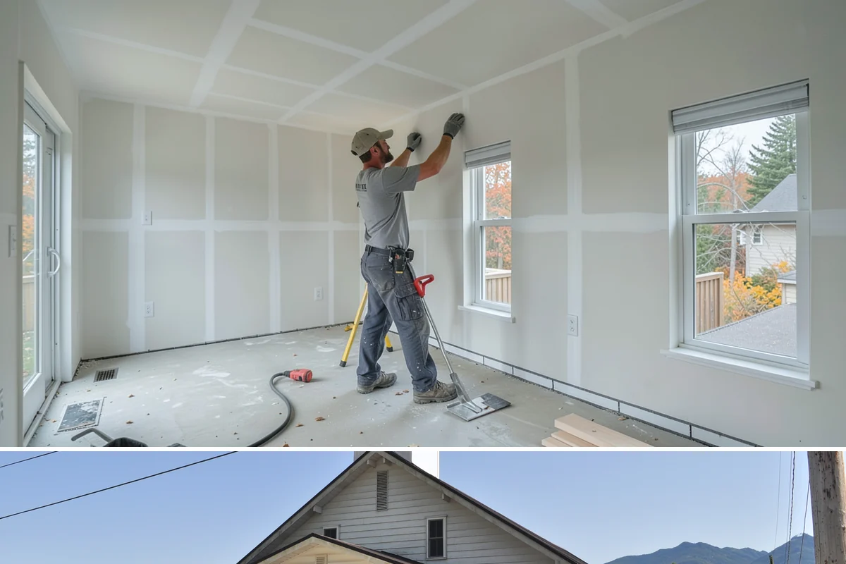 Custom Desk Construction in Concrete, Skagit County, WA - Building a home-office desk is indoor work available year-round.
