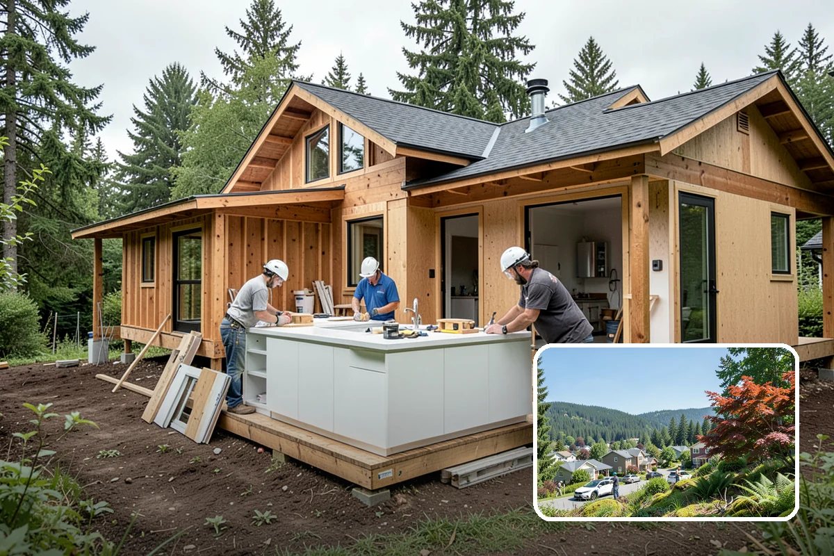 Custom Desk Construction in Index, Snohomish County, WA - A work surface tailored to your tasks and space