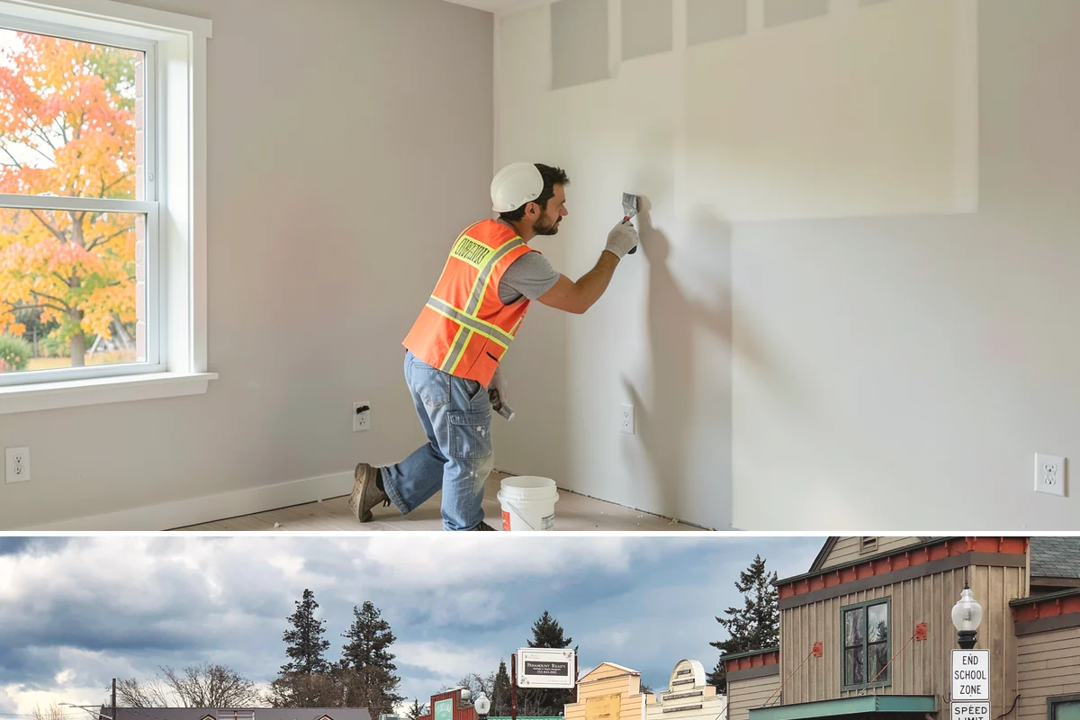 Custom Desk Construction in Roy, Pierce County, WA - Building a home-office desk is indoor work available year-round.