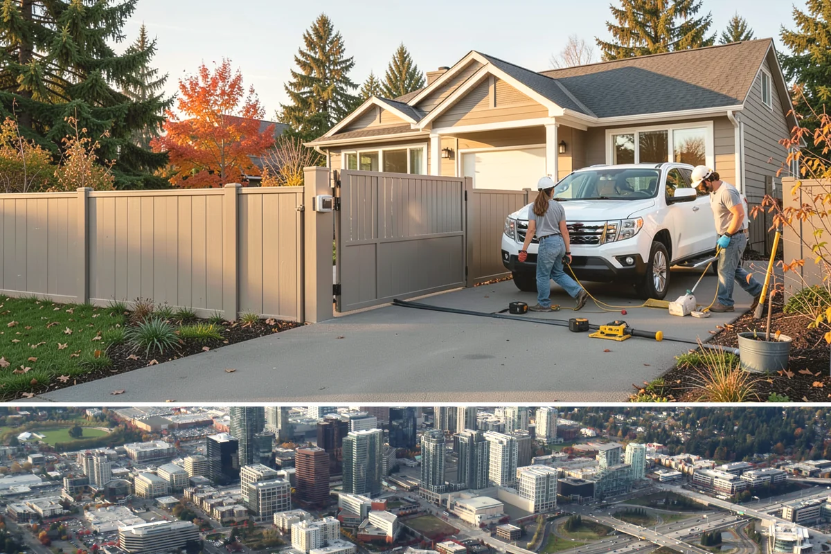 Custom Furniture Building in Bellevue, King County, WA - Custom furniture is built in the shop and installed year-round regardless of weather.