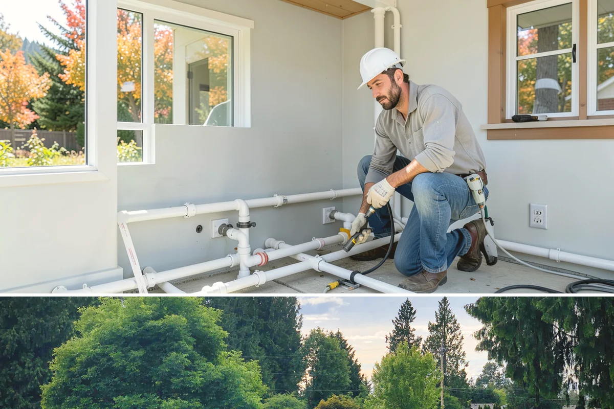 Custom Furniture Building in Bonney Lake, Pierce County, WA - Custom furniture is built in the shop and installed year-round regardless of weather.