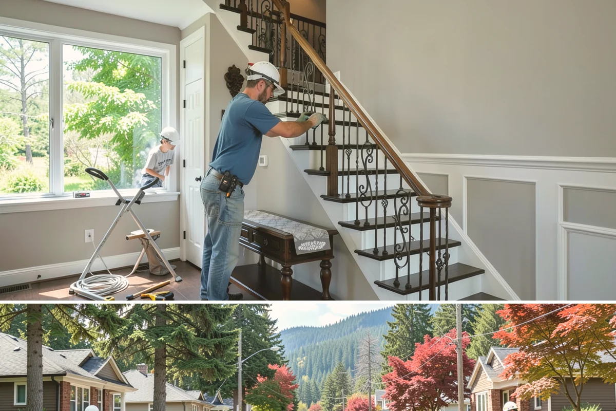 Custom Furniture Building in Hunts Point, King County, WA - Custom furniture is built in the shop and installed year-round regardless of weather.