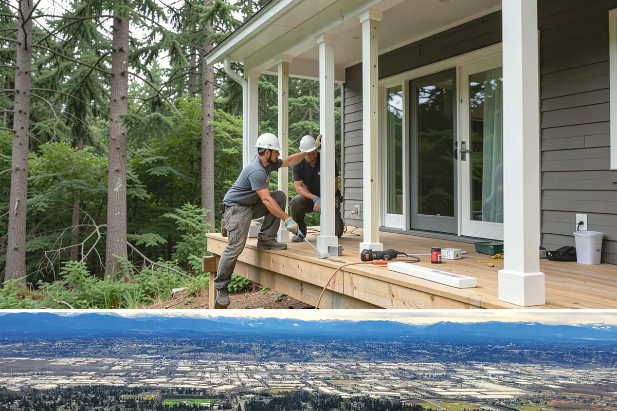 Custom Furniture Building in SeaTac, King County, WA - Custom furniture is built in the shop and installed year-round regardless of weather.