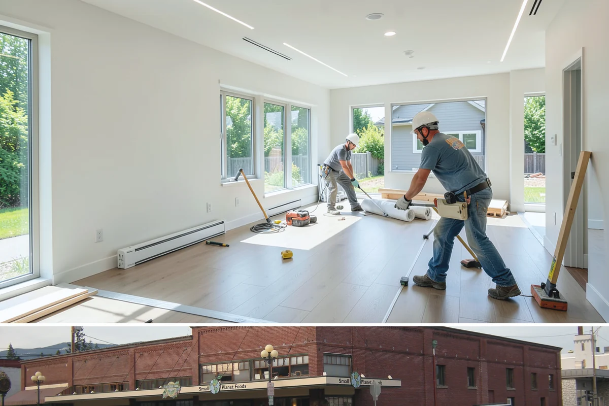 Custom Furniture Building in Sedro-Woolley, Skagit County, WA - Custom furniture is built in the shop and installed year-round regardless of weather.