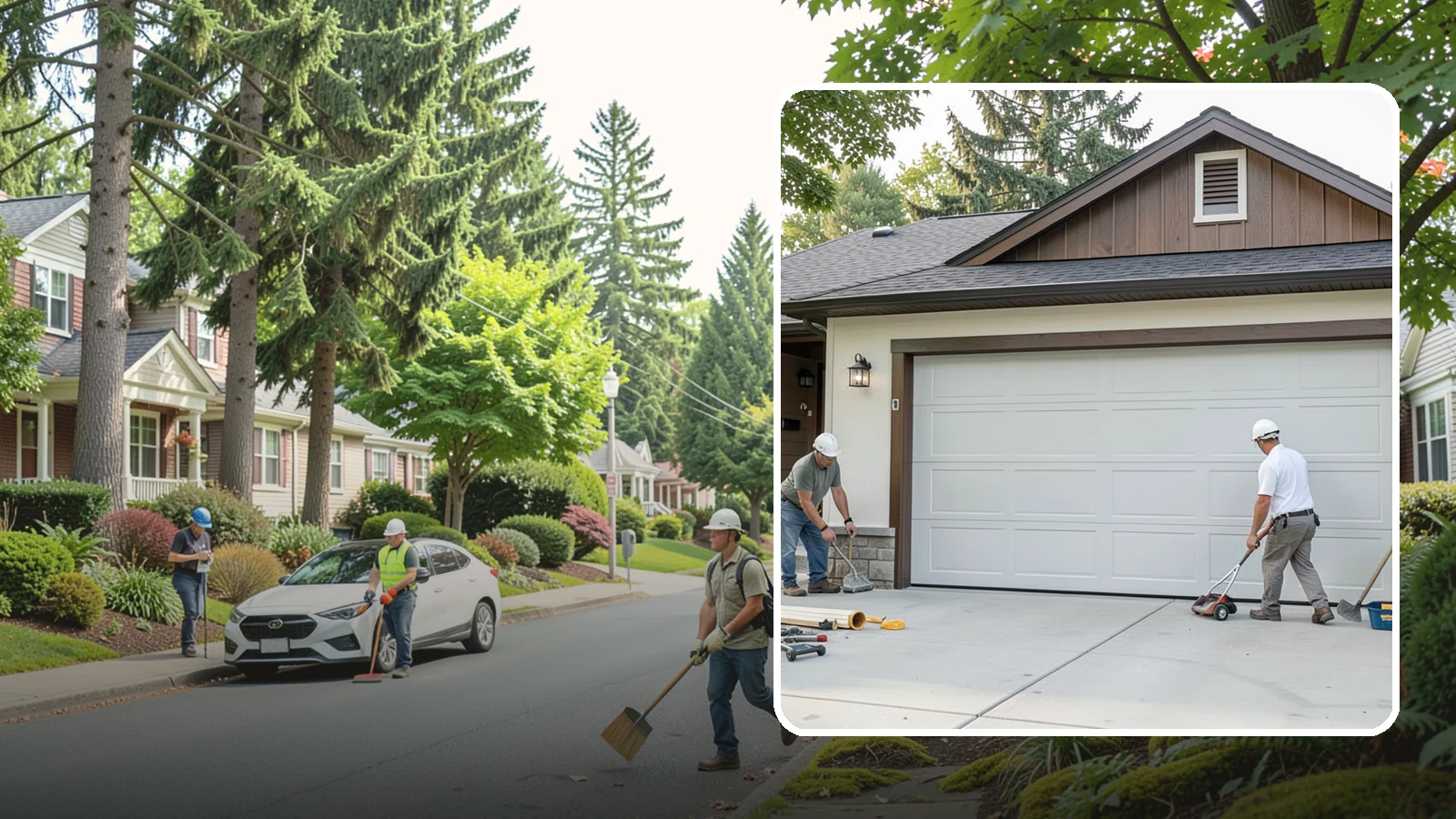 Custom Garage Door Installation in Beaux Arts Village, King County, WA - Designing and installing a custom garage door built to your exact size, material, and style specifications.