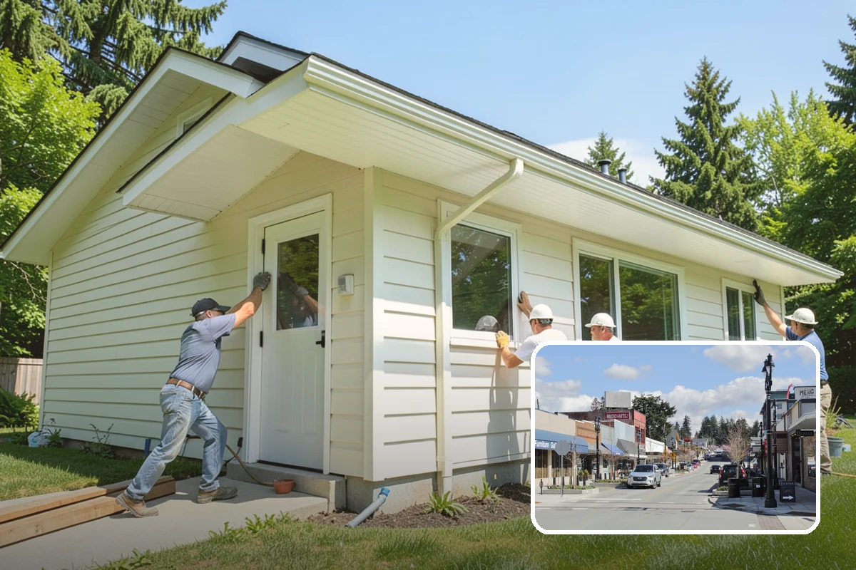 Custom Garage Door Installation in Bothell, King County, WA - Built to your exact size and style