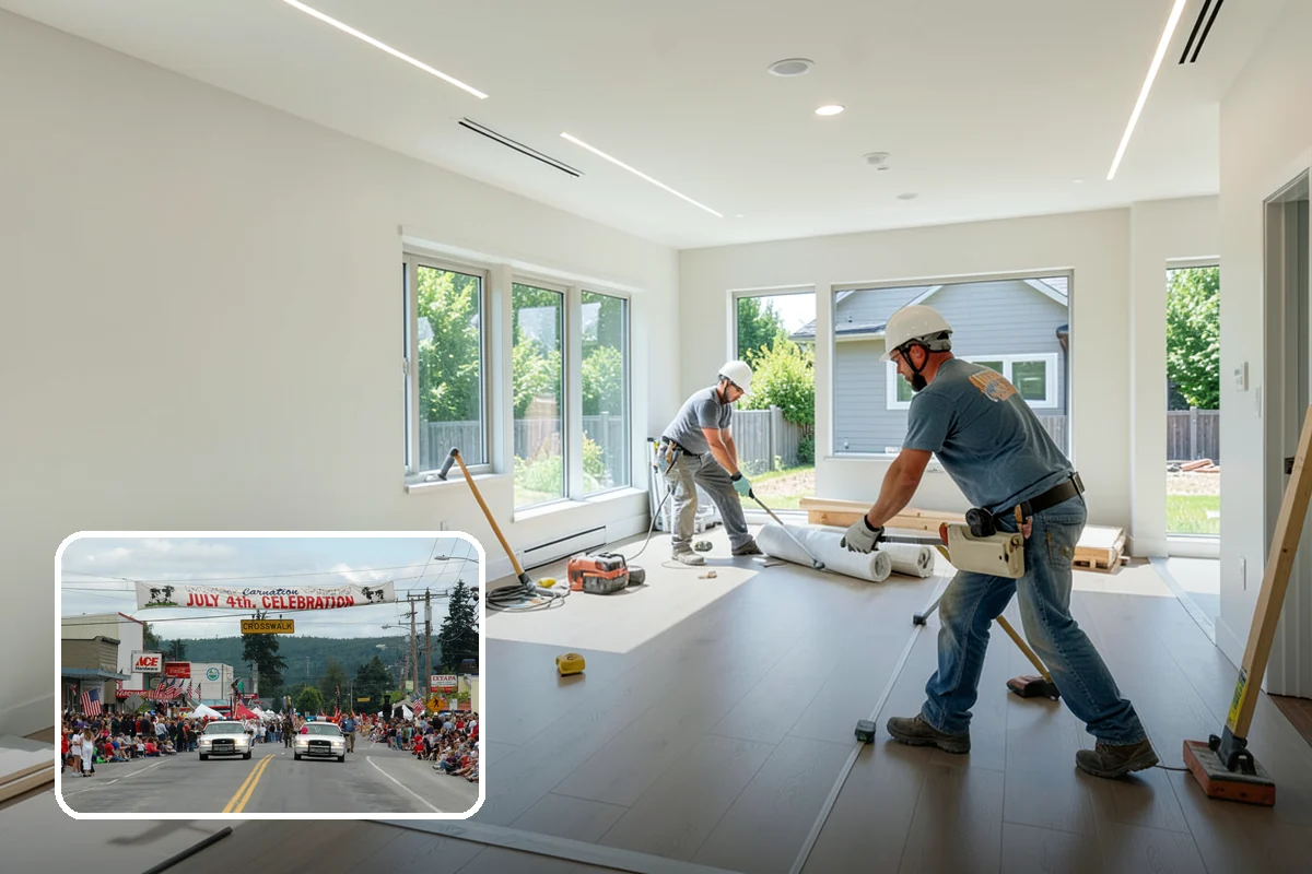 Custom Garage Door Installation in Carnation, King County, WA - Built to your exact size and style