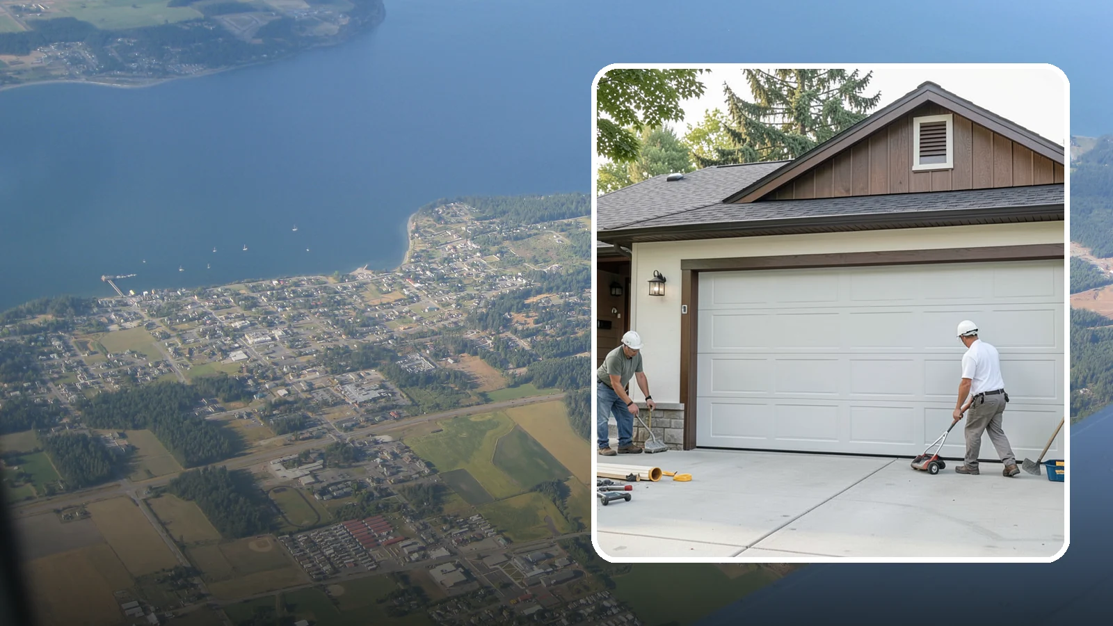 Custom Garage Door Installation in Coupeville, Island County, WA - Designing and installing a custom garage door built to your exact size, material, and style specifications.
